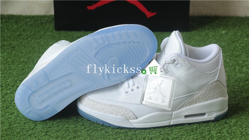 Authentic Air Jordan 3 Pure White